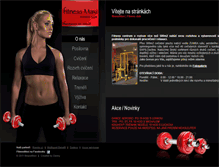 Tablet Screenshot of fitnessmaxi.cz